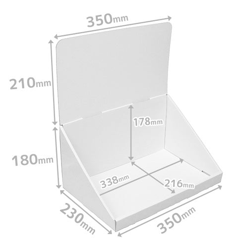 卓上什器 ひな壇なしW350 D230 H390