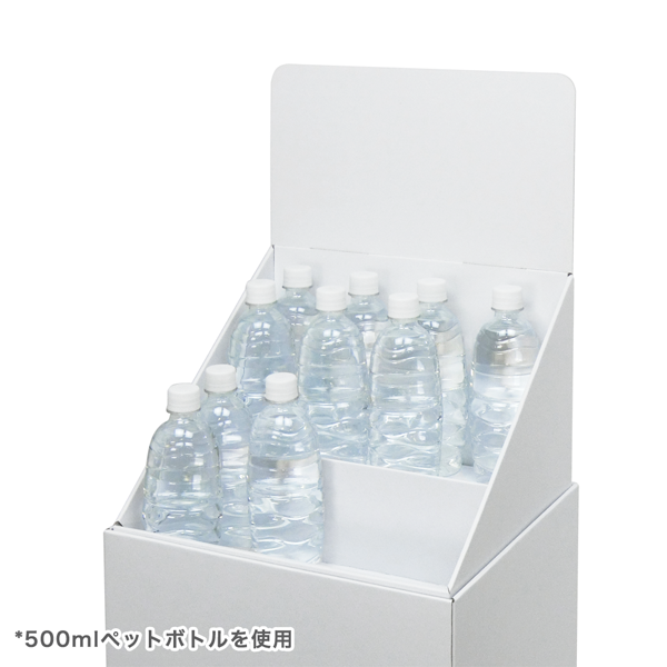 フロアタイプ什器 ひな壇2段 W365 D314 H1335