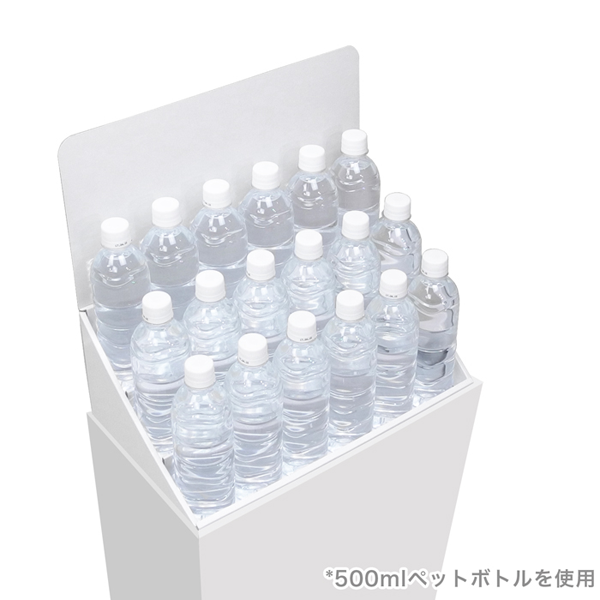 フロアタイプ什器 ひな壇3段 W415 D244 H1255