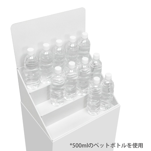 フロアタイプ什器 ひな壇3段 W415 D314 H1305