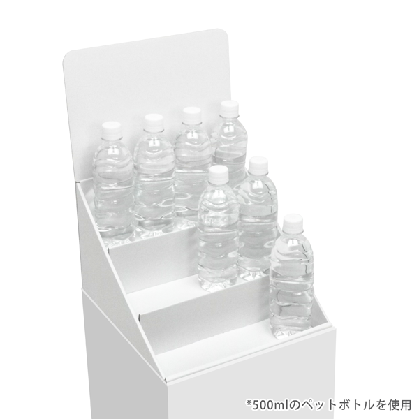 フロアタイプ什器 ひな壇3段 W315 D314 H1305