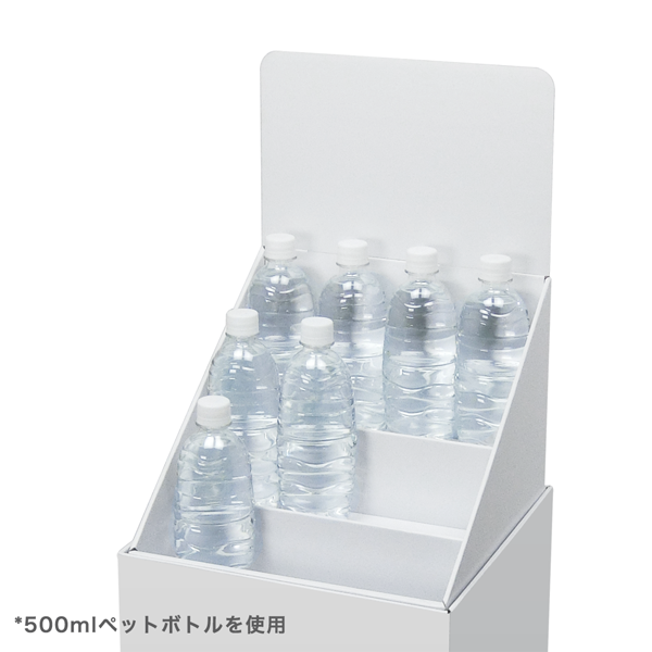 フロアタイプ什器 ひな壇3段 W315 D314 H1335