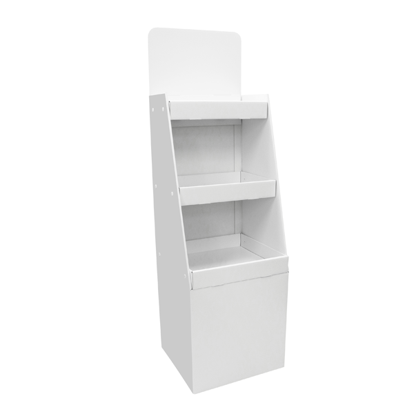 フロアタイプ什器 3段トレータイプ W440 D420 H1465|商品陳列・展示台 フロアタイプ什器 3段トレータイプ W440 D420 H1465|商品陳列・展示台