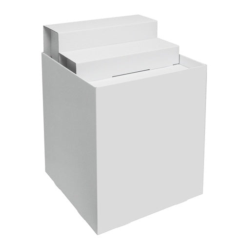 フロアタイプ什器 平置台ひな壇付き W600 D600 H850