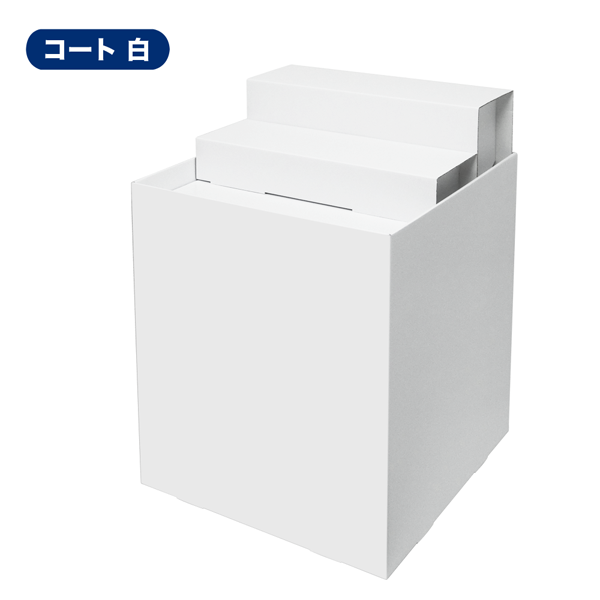 フロアタイプ什器 平置台ひな壇付き W600 D600 H850