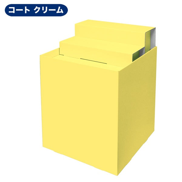 フロアタイプ什器 平置台ひな壇付き W600 D600 H850
