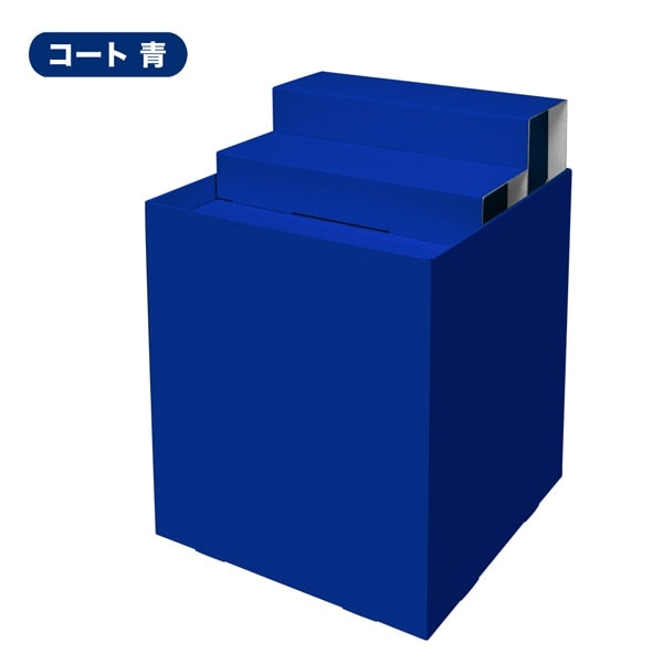 フロアタイプ什器 平置台ひな壇付き W600 D600 H850