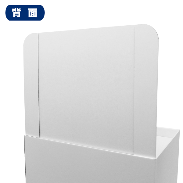 フロアタイプ什器 平置台 背ボード付き W600 D450 H1280