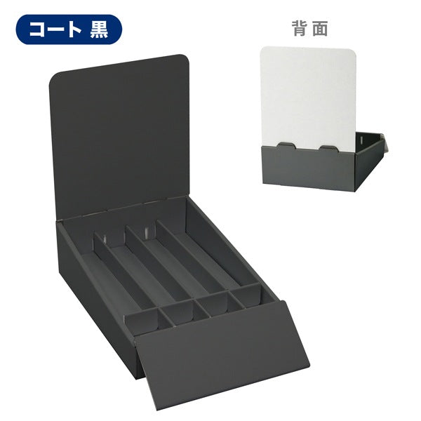 卓上什器 縦4列(幅36.5) 上げ底・テスター置き有タイプ W175 D292 H245