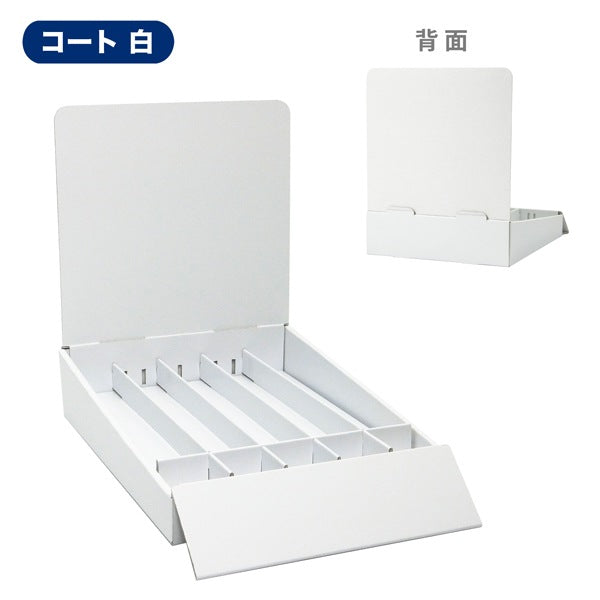 卓上什器 縦5列(幅42) 上げ底・テスター置き有りタイプ W245 D365 H300