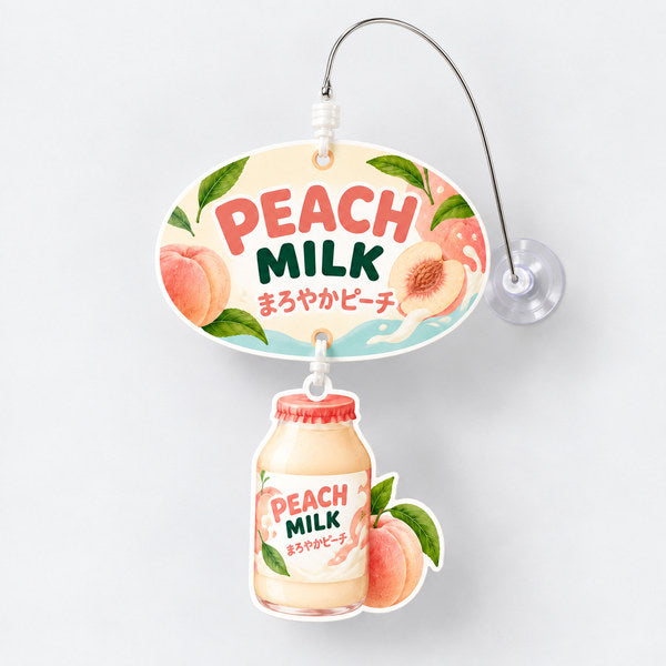 オーダーメイド POPタイプ 飲料用 冷蔵ケース取付 2連スイング W180 D15 H330｜チルド飲料を陳列した全体イメージ