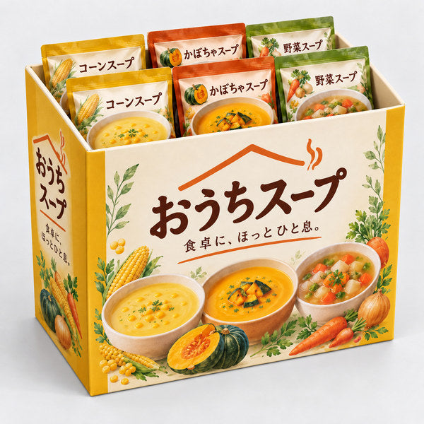 オーダーメイド フロアタイプ什器 加工食品用 ダンプボックス 省スペース W470 D210 H440｜加工食品全般を陳列した全体イメージ