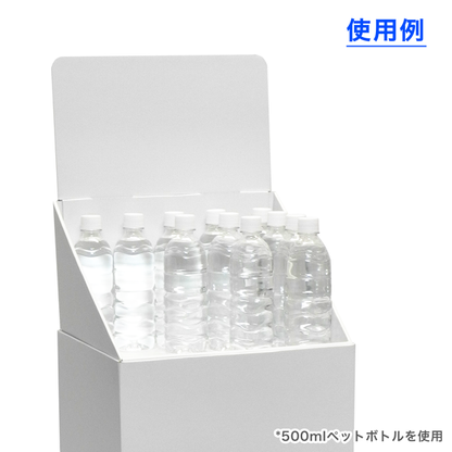 フロアタイプ什器 ひな壇なしW365 D314 H1305｜使用イメージ