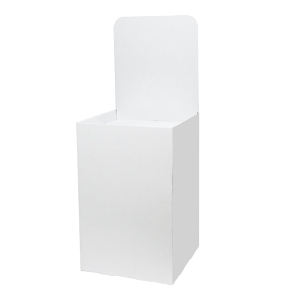 Floor-type display unit, flat stand, with backboard, W450, D450, H1180