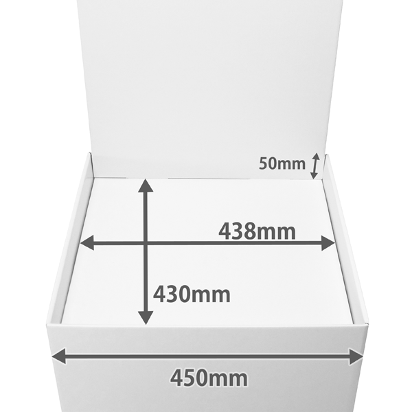 Floor-type display unit, flat stand, with backboard, W450, D450, H1480