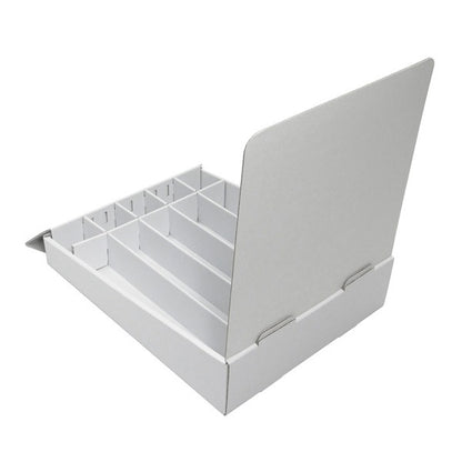 Tabletop display unit, 5 rows (42 cm wide), with tester stand, W245 x D365 x H300