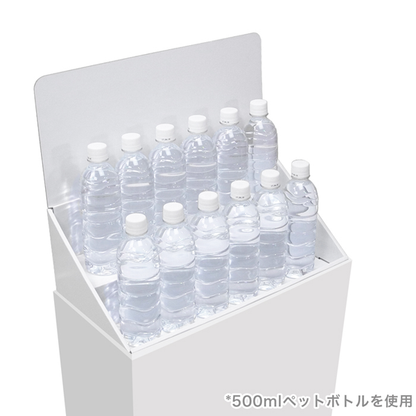 フロアタイプ什器 ひな壇2段 W465 D244 H1255｜使用イメージ