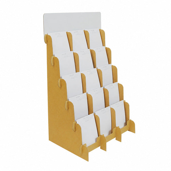ハガキ・ポストカード用什器3列 W350 D240 H555
